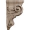 Ekena Millwork 3 1/2"W x 4"D x 7"H Small Traditional Acanthus Corbel, Walnut CORW03X04X07TAWA - alternate 2
